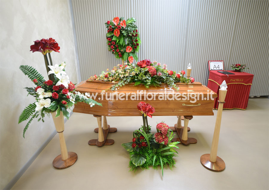 Addobbi funebri fiori artificiali funerale Arte floreale funeraria
